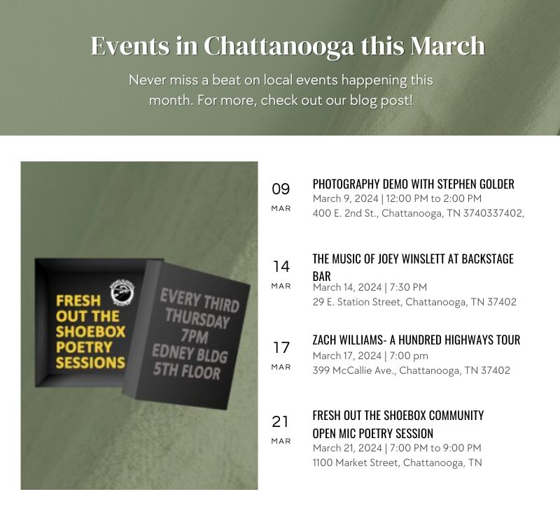 Events in Chattanooga this March